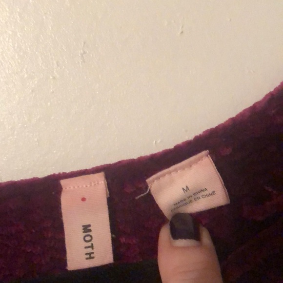 Anthropologie chenille cropped sweater - Picture 4 of 6